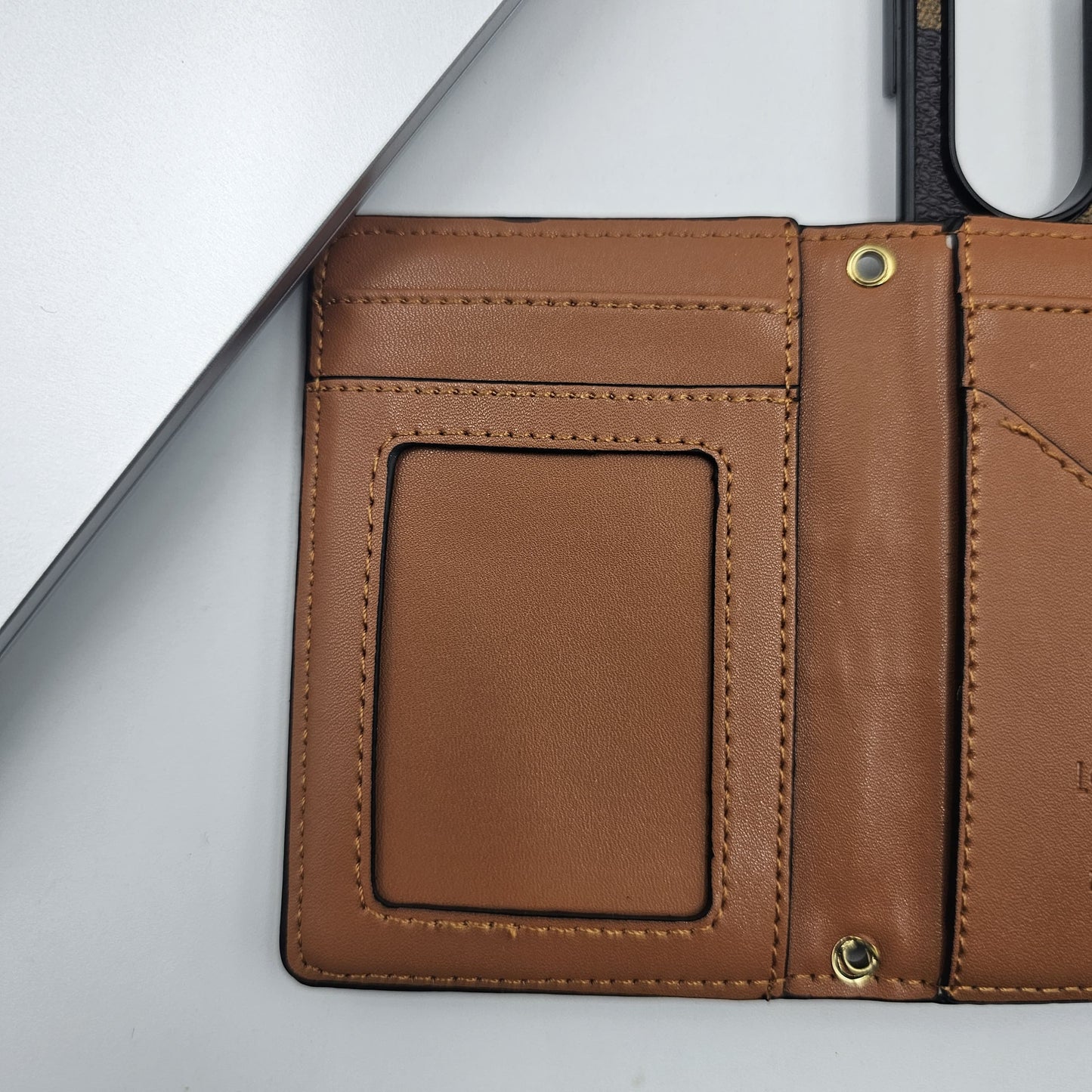 Luxury Leather Crossbody Case for Z Fold