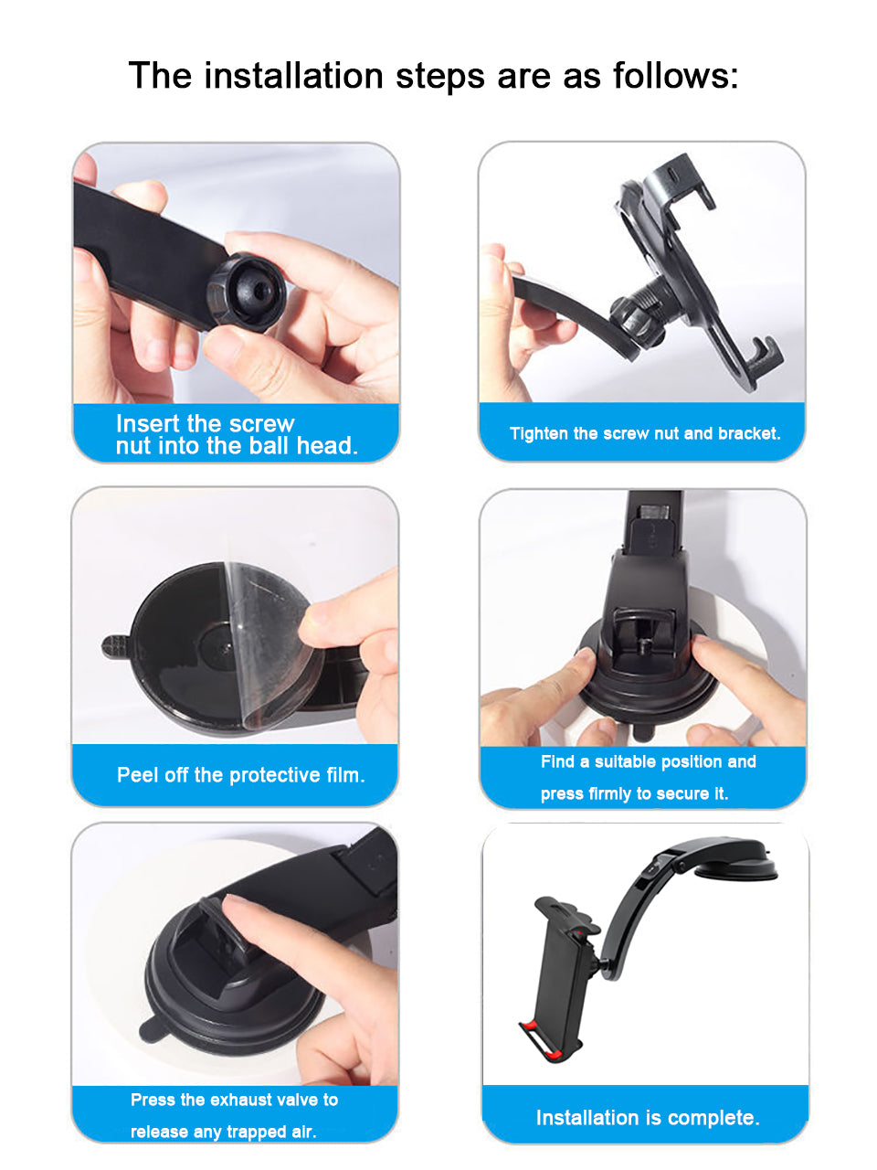 Z Fold Car Holder Mount