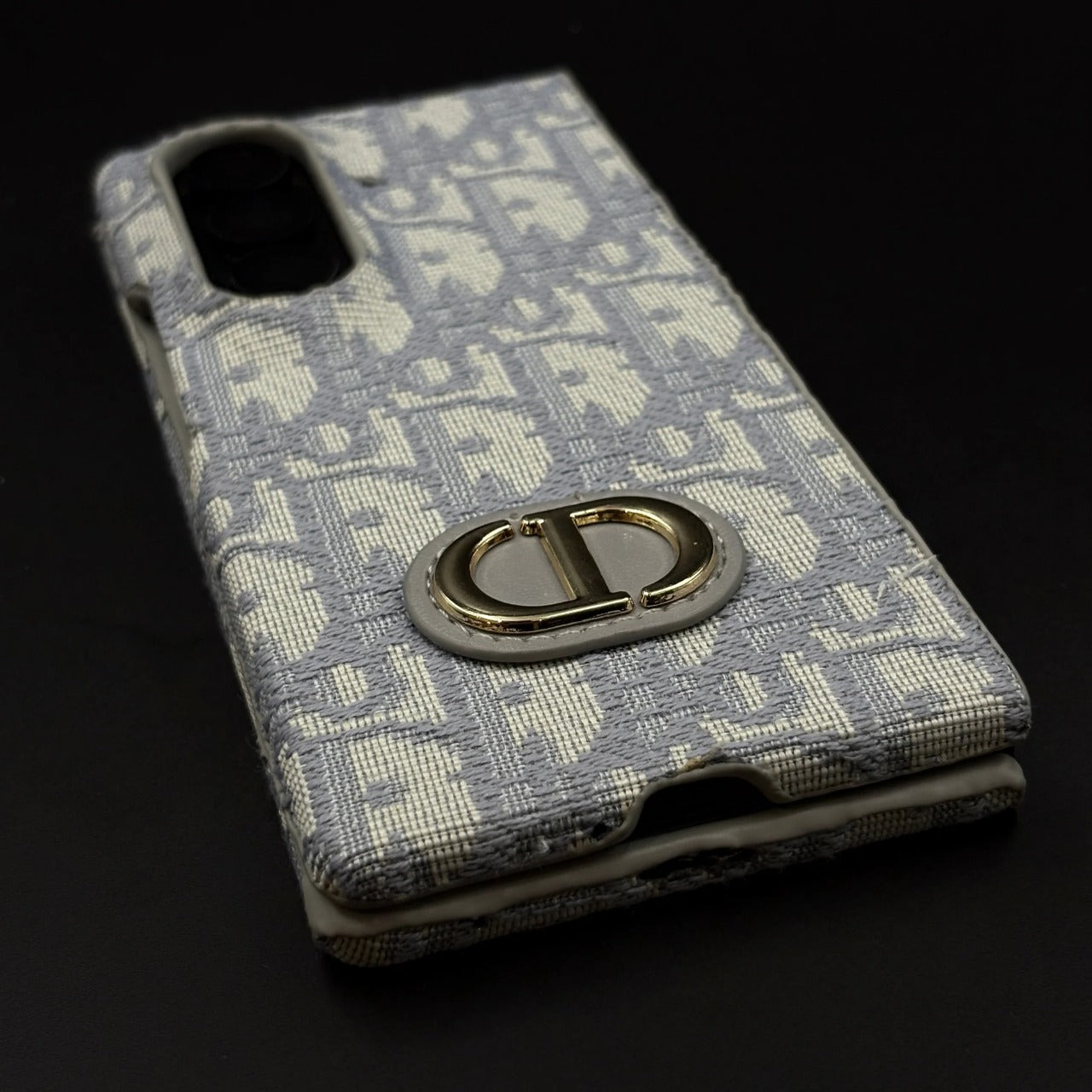 Luxury D-Inspired Fabric Case