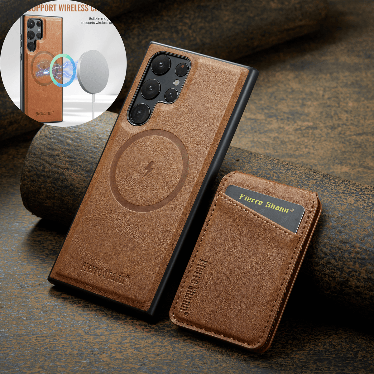 MagSnap Duo Case – 2-in-1 Magnetic Card Holder Phone Case