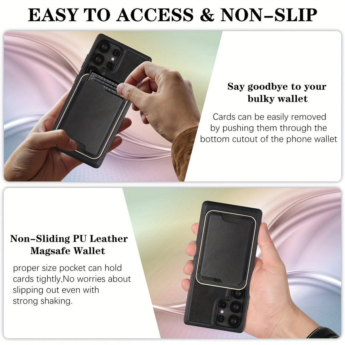 ExecLayer Pro – 2-in-1 Business Leather Wallet Case for Galaxy S Ultra & Plus Series