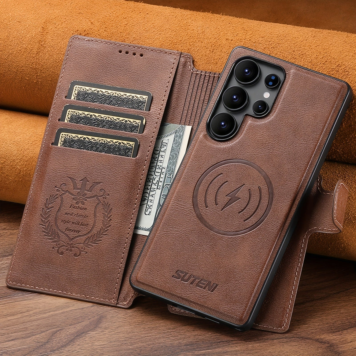 MagPort Wallet Leather Case For Samsung Galaxy S Series