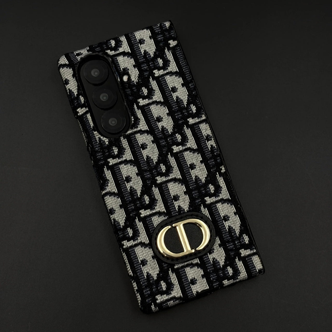 Luxury D-Inspired Fabric Case