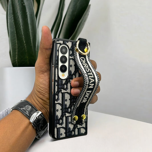 Luxury Strap Fabric Case for Z Fold