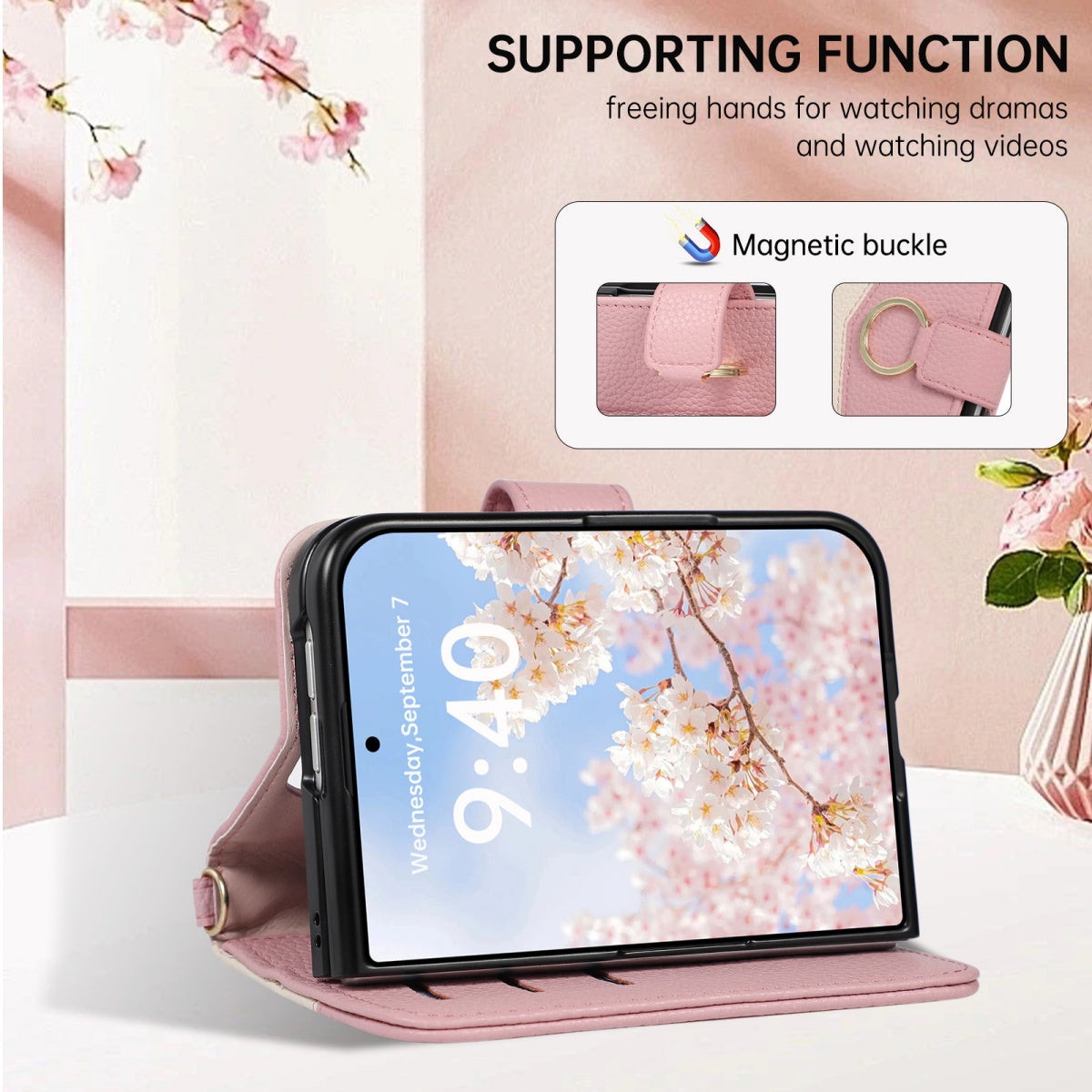 ToviaCarry™ Crossbody Wallet Case with Card Holder