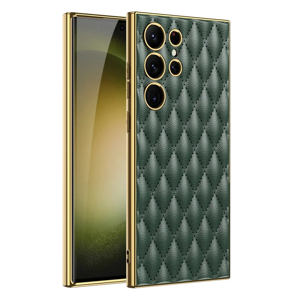 Samsung Galaxy S24 Luxury Leather Case - Odin case