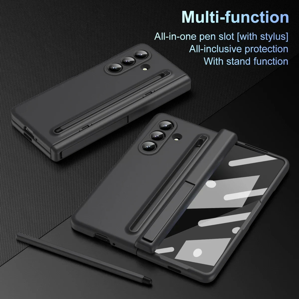 All-in-One Hard Case with S Pen Slot for Galaxy Z Fold Series