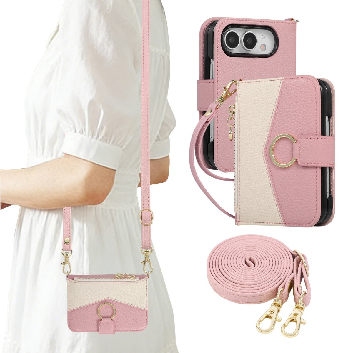 ToviaCarry™ Crossbody Wallet Case with Card Holder
