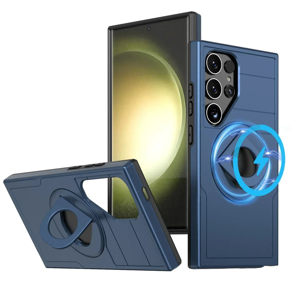 Shockproof Magnetic S24 Ultra Case with Kickstand - Odin case
