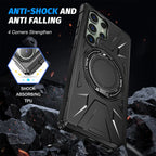 Shockproof Magnetic S24 Ultra Case With Ring Bracket - Odin case