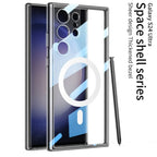 S24 Ultra Shockproof Transparent Magnetic Case - Odin case