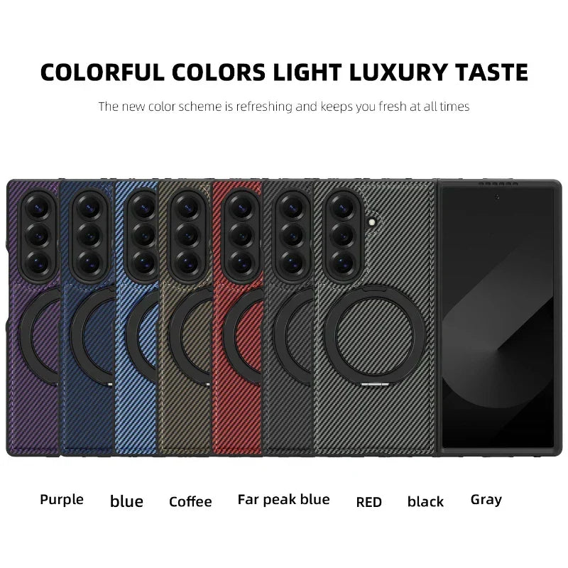 FoldArmor Carbon – MagSafe Ring Case for Galaxy Z Fold Series