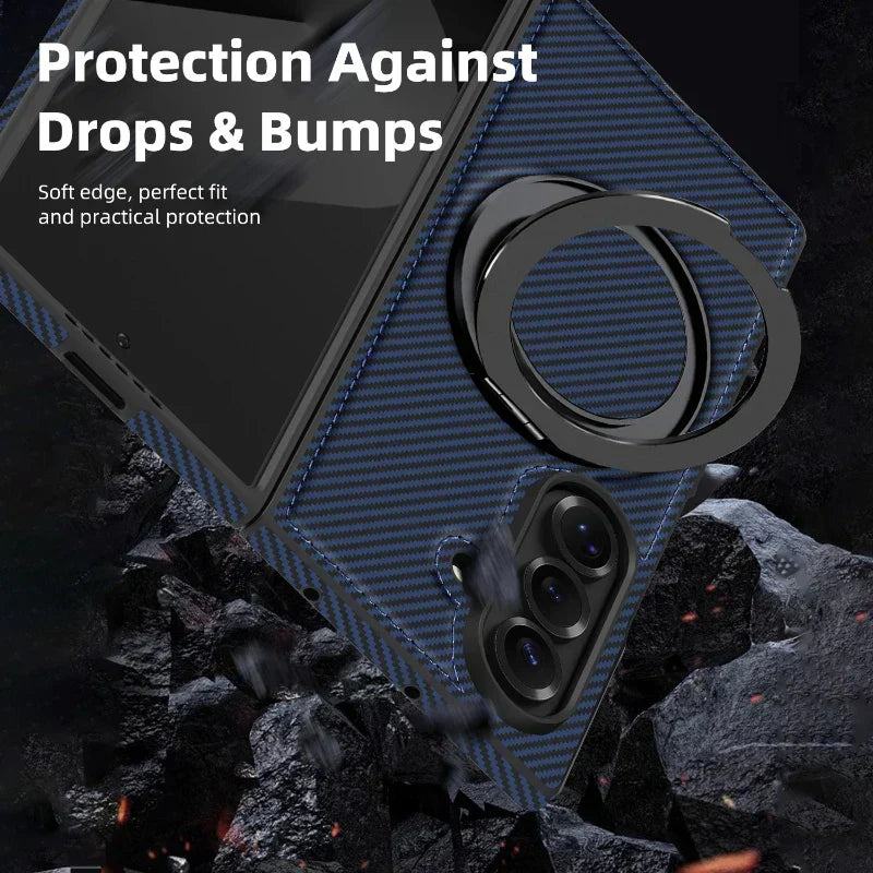 FoldArmor Carbon – MagSafe Ring Case for Galaxy Z Fold Series