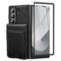 FoldLux Wallet – Leather Folio Case with Built-in Screen Protector for Z Fold Series