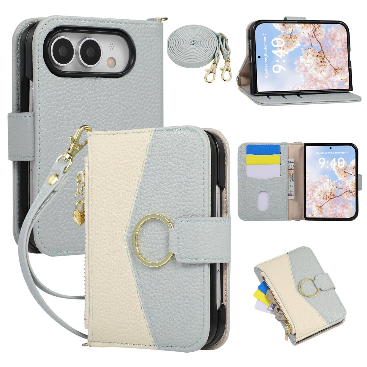 ToviaCarry™ Crossbody Wallet Case with Card Holder