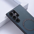 S24 Ultra Magnetic Leather Case - Odin case