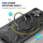 Shockproof Magnetic S24 Ultra Case With Ring Bracket - Odin case