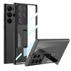 Ultra Thin Transparent S24 Case with Bracket - Odin case