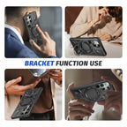 Shockproof Magnetic S24 Ultra Case With Ring Bracket - Odin case