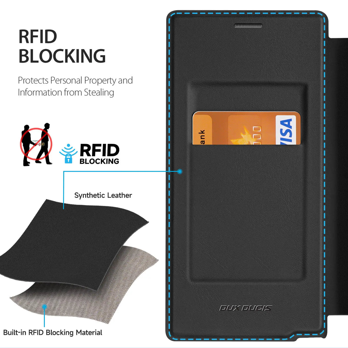 Slim Magnetic S24 Ultra Case with Kickstand & Card Slot - Odin case
