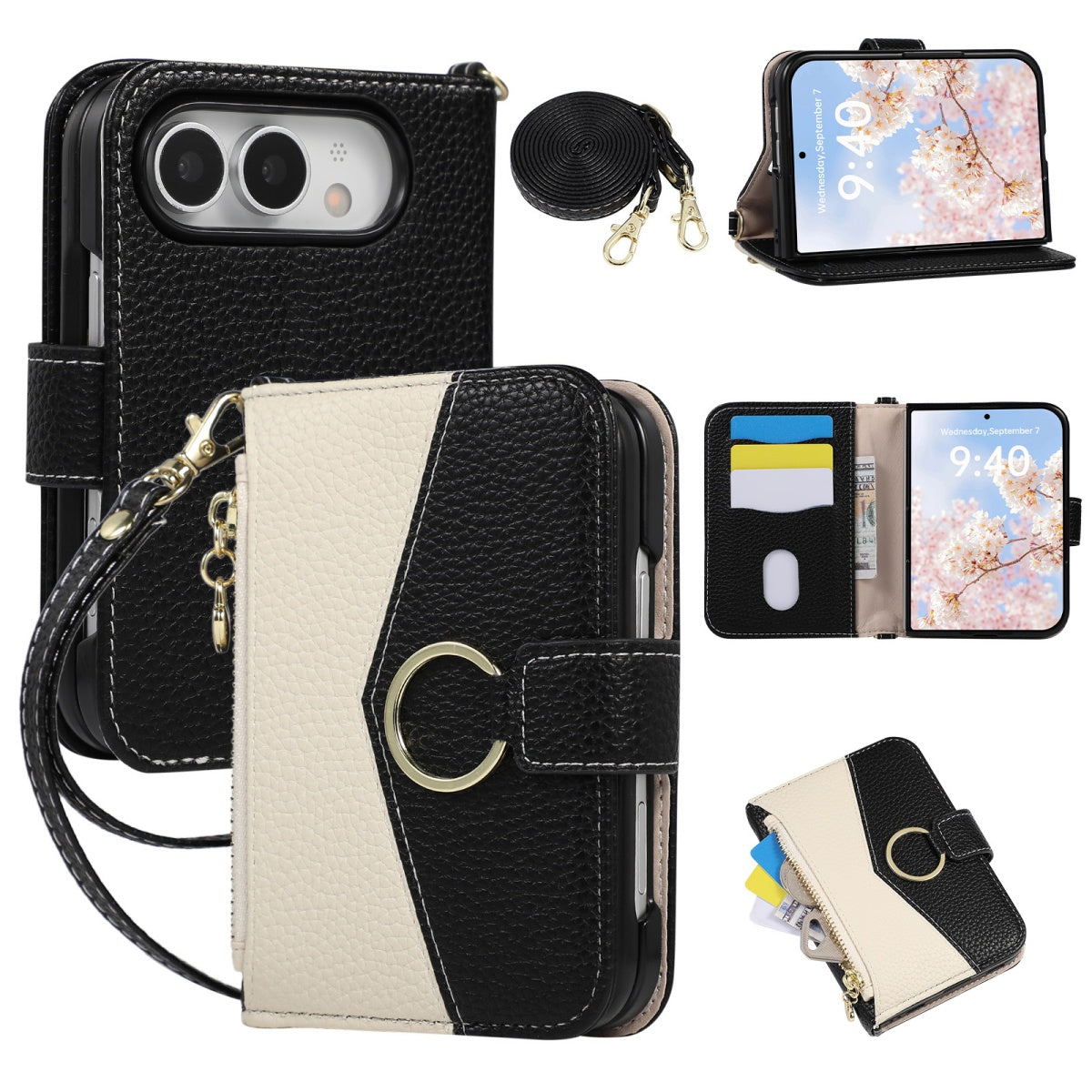 ToviaCarry™ Crossbody Wallet Case with Card Holder