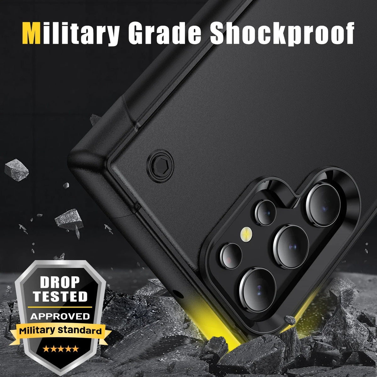 Protective Case for Samsung Galaxy S24 with Kickstand