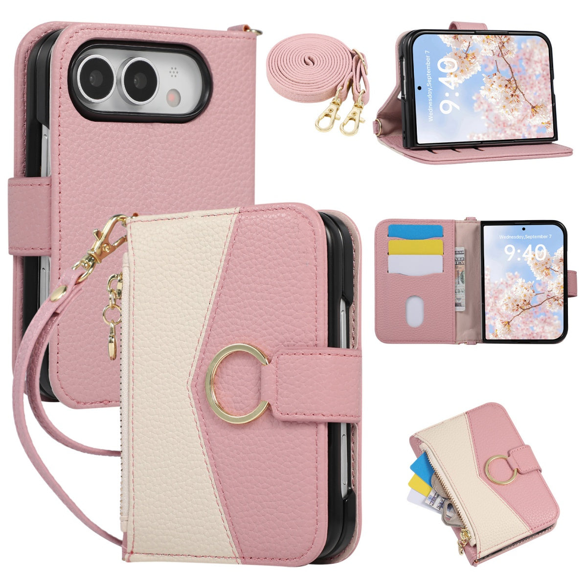 ToviaCarry™ Crossbody Wallet Case with Card Holder