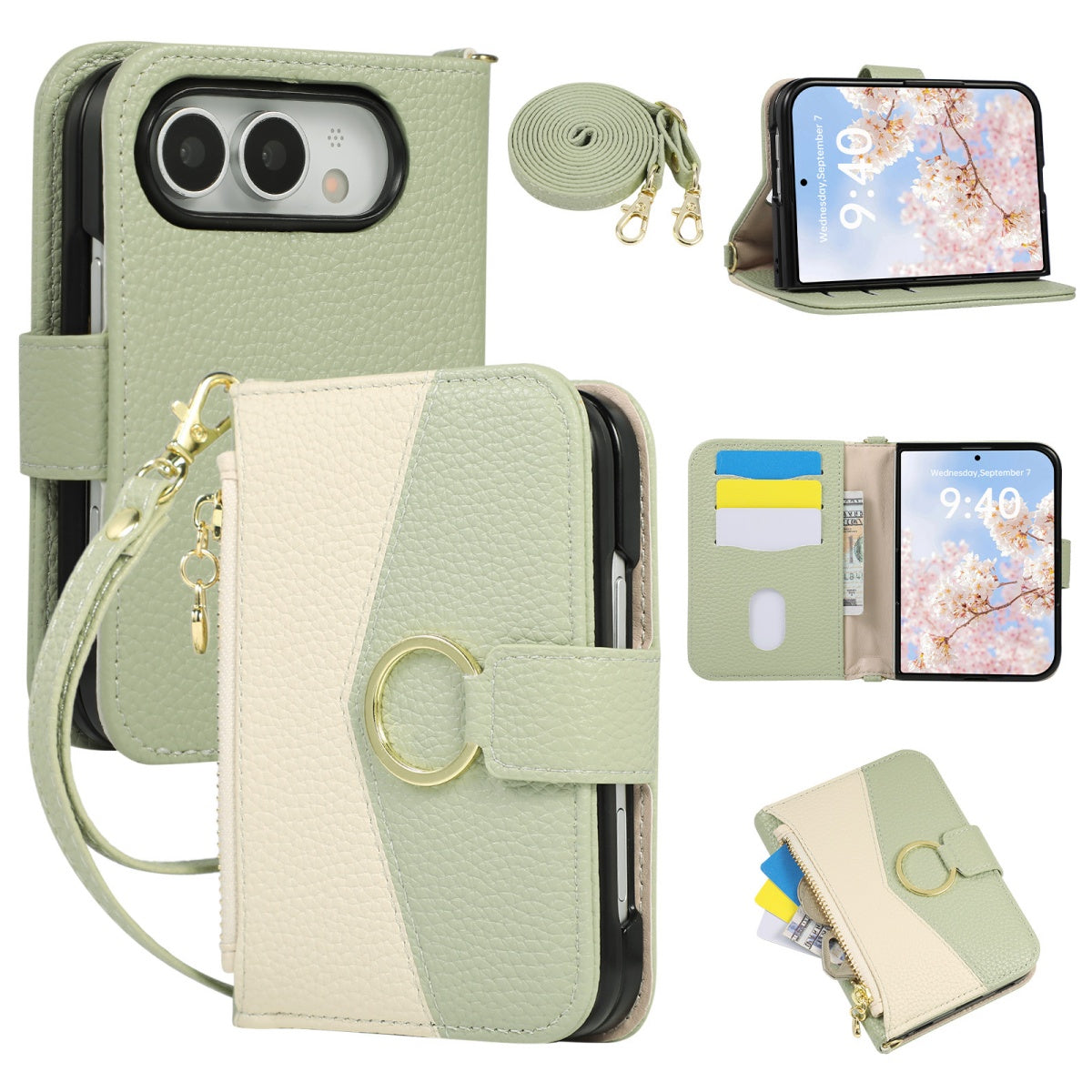 ToviaCarry™ Crossbody Wallet Case with Card Holder