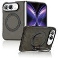 ToviaFold™ Carbon Fiber Magnetic Ring Stand Case