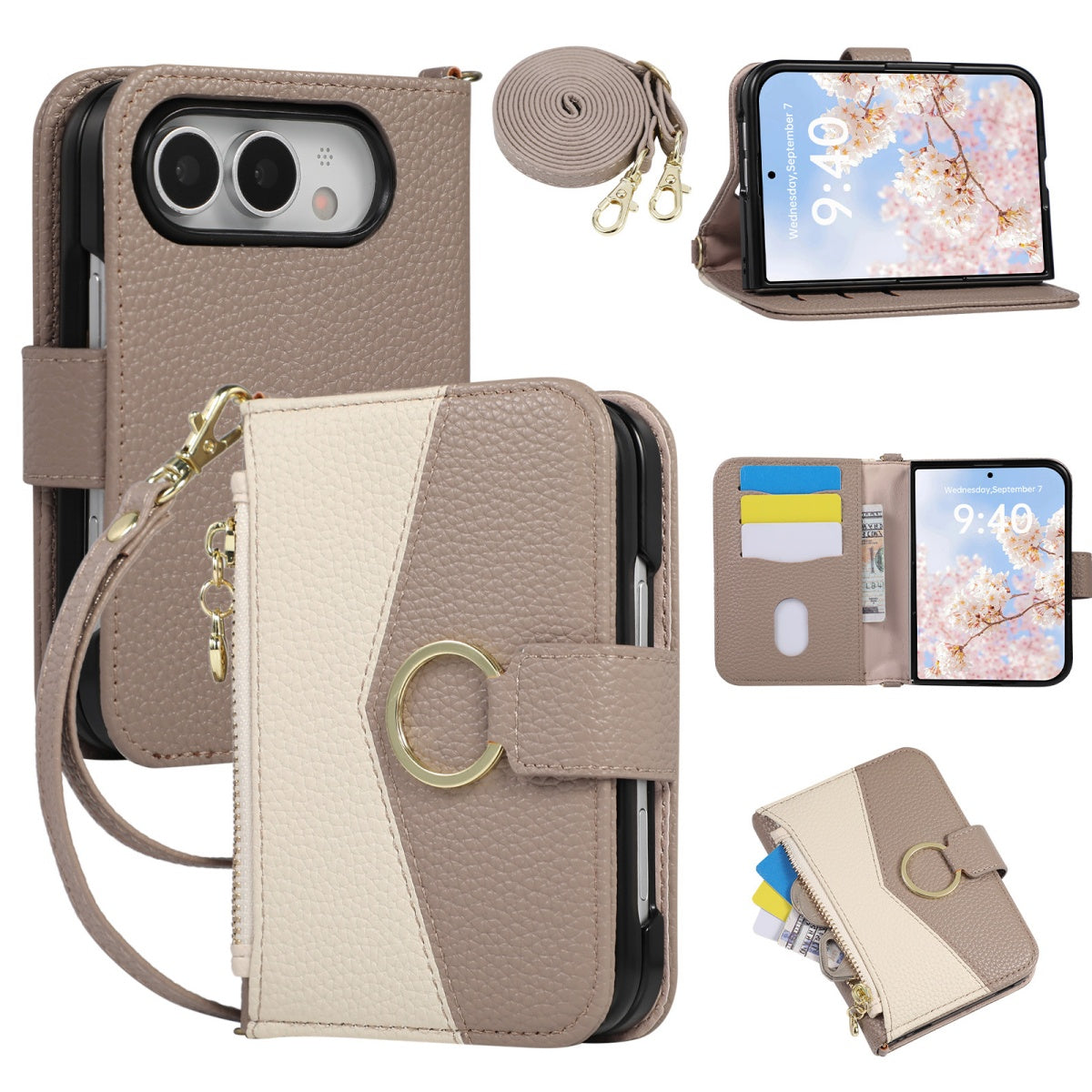 ToviaCarry™ Crossbody Wallet Case with Card Holder
