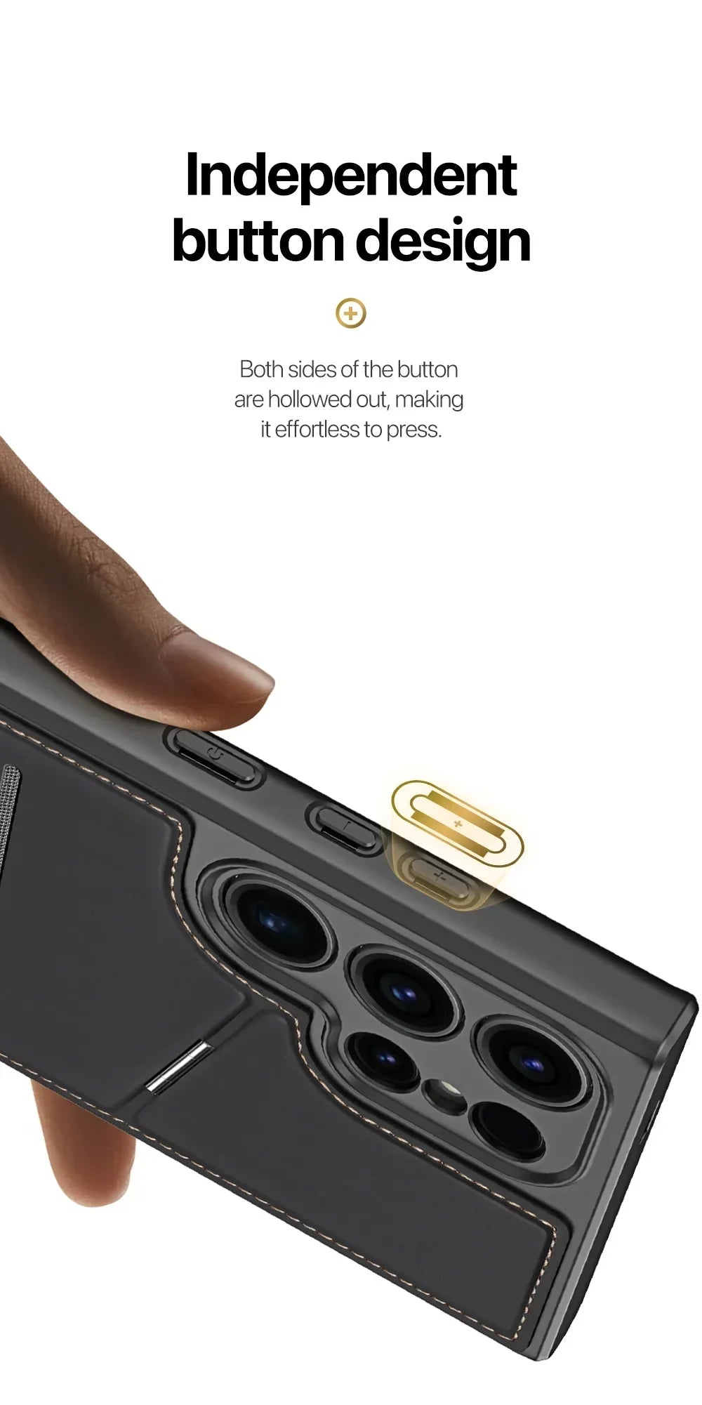 Magnetic 3-in-1 Wallet Case for Samsung S24 Series