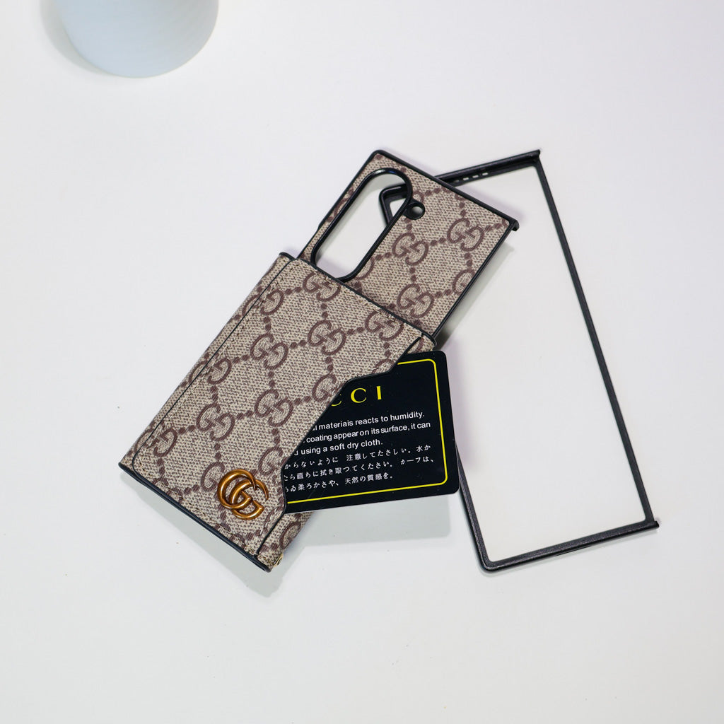 Luxury Crossbody Wallet Case with Strap
