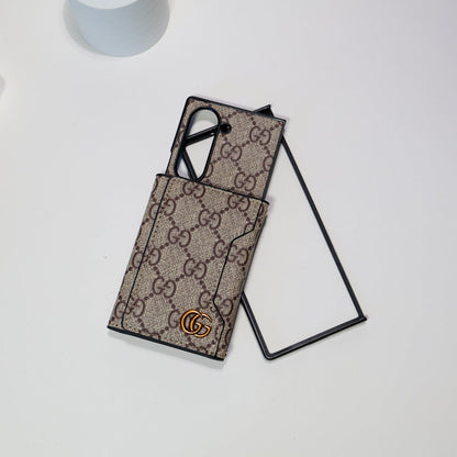 Luxury Crossbody Wallet Case with Strap