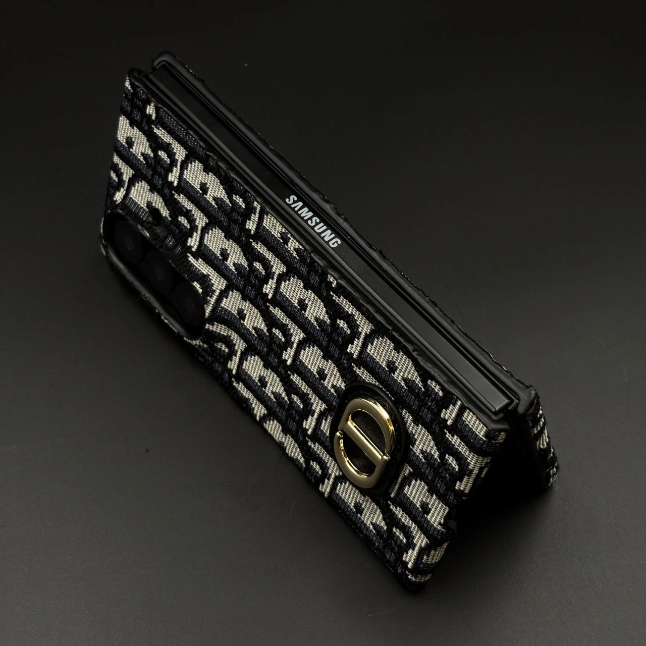 Luxury D-Inspired Fabric Case