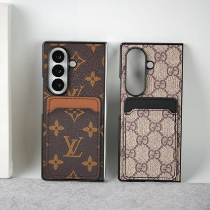Luxury Leather Card Holder Case for Z Fold