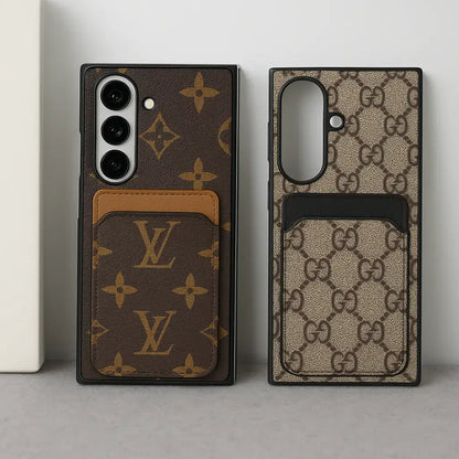 Luxury Leather Card Holder Case for Z Fold