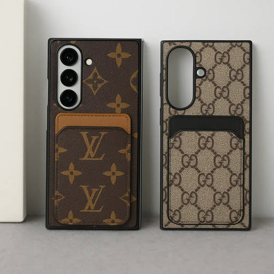 Luxury Leather Card Holder Case for Z Fold